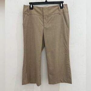 Banana Republic Tan Wool Cropped / Capri Pant